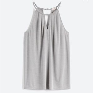 Pixley Georgio Braided Neckline Halter Knit Top